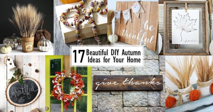 Diy fall home decor ideas