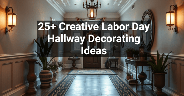 Hallway table decor ideas