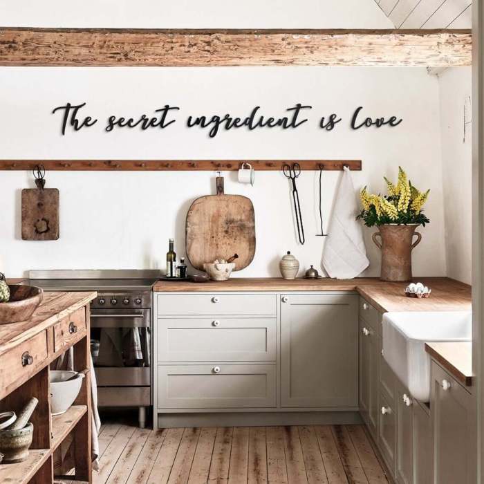 Kitchen wall hanging decor