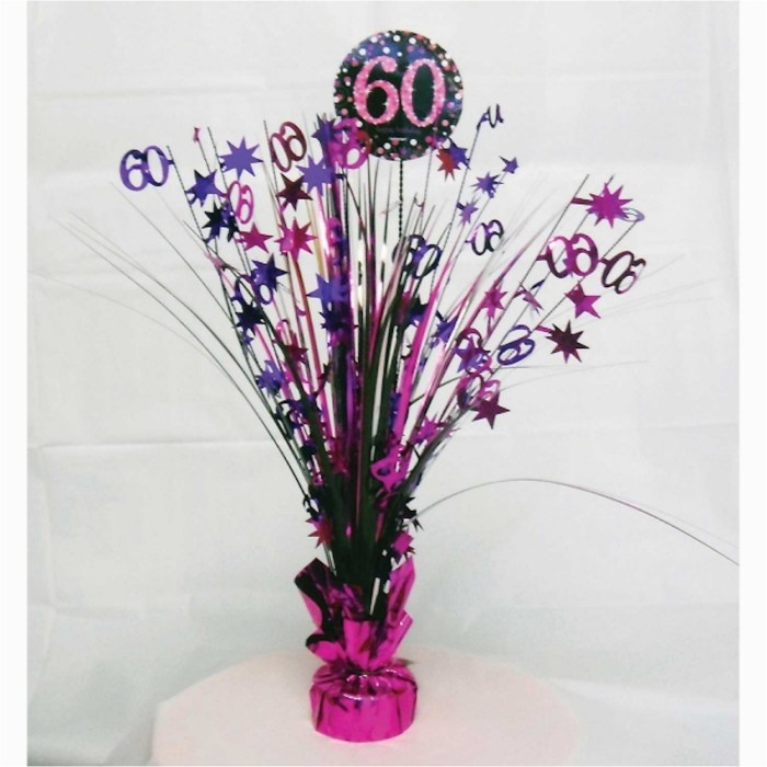 Table decor ideas for 60th birthday