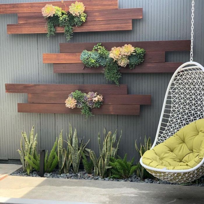 Outside wall decor ideas