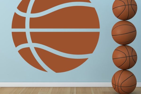 Basketball wall decor stickers