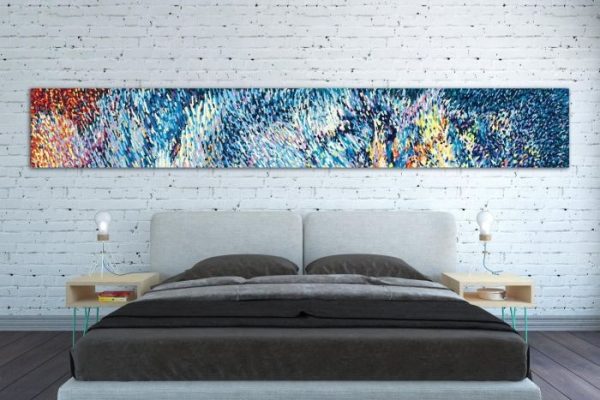 Long horizontal wall decor