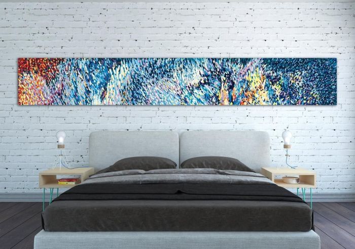 Long horizontal wall decor