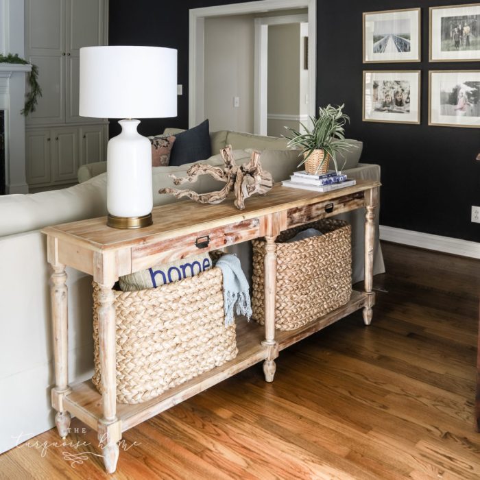 Console table decor ideas