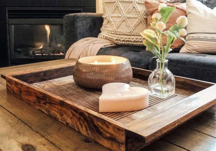 Farmhouse coffee table decor ideas