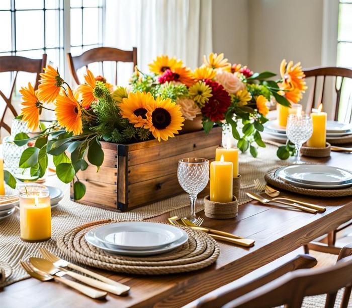 Farmhouse end table decor