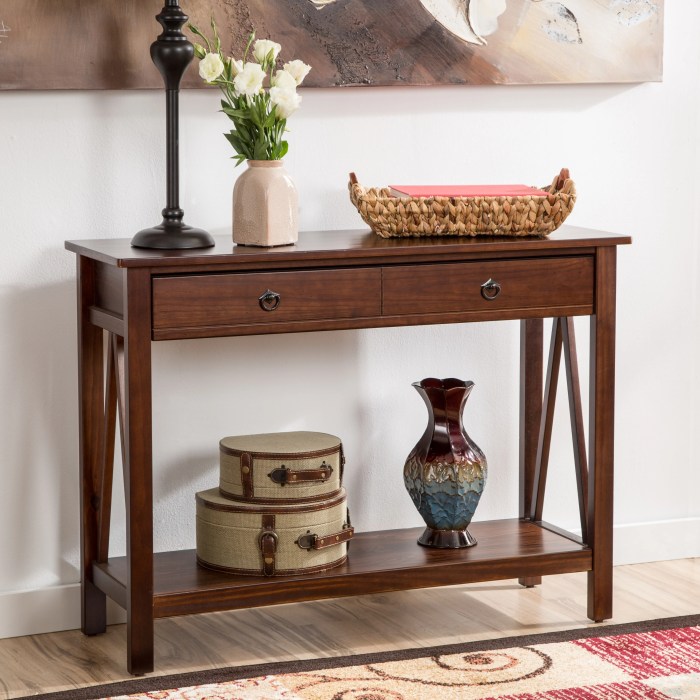 Foyer table decor ideas