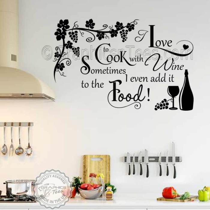 Funny kitchen wall decor