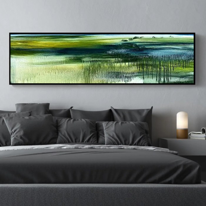 Long horizontal wall decor