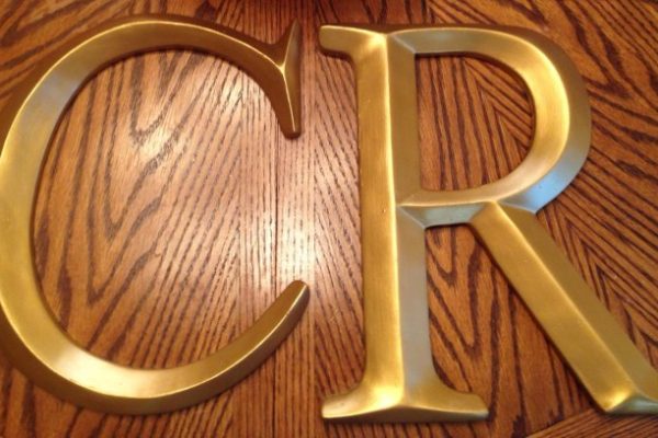 Big letters for wall decor