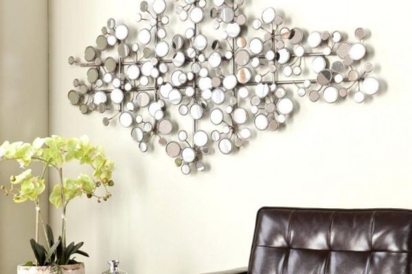 Silver wall art decor