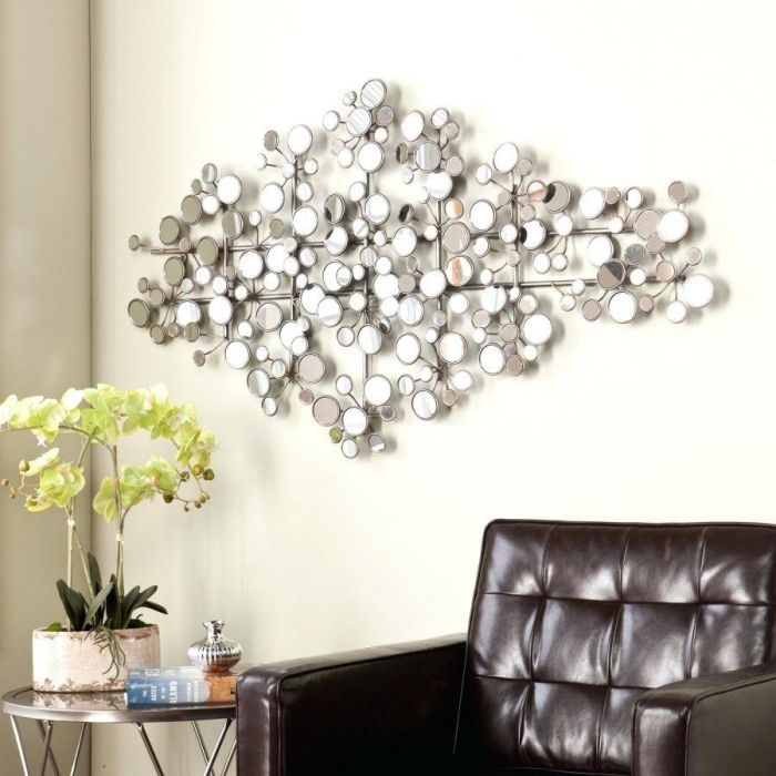 Silver wall art decor