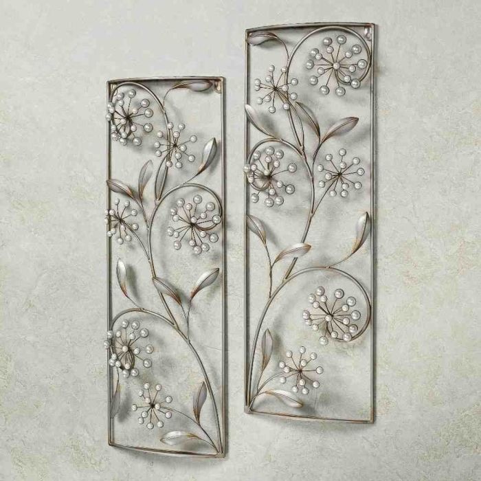 Silver wall art decor