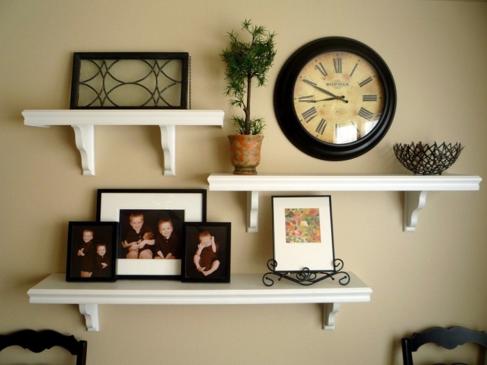 Wall shelf decor ideas