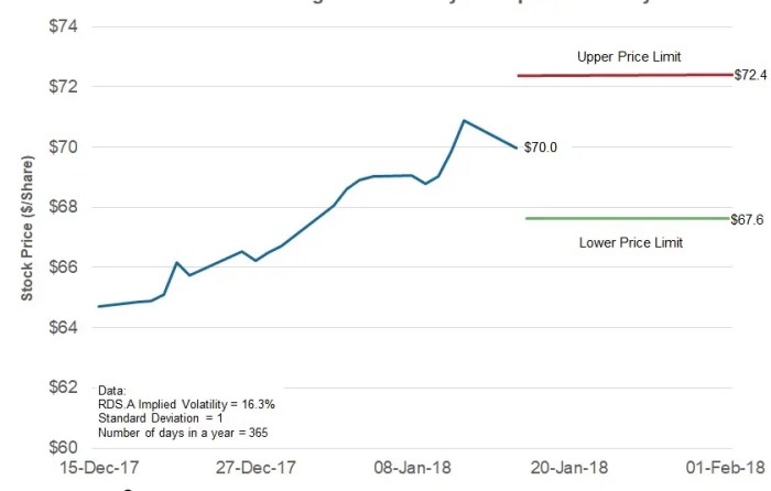 Shell stock price