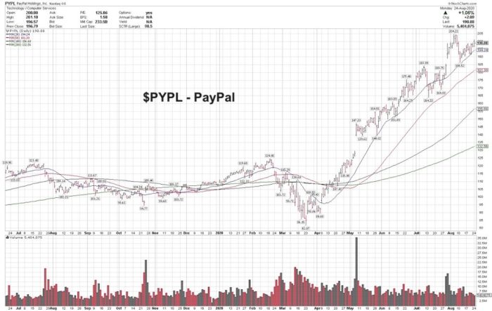 Paypal stock ycharts july why pypl was data