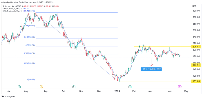 Tesla chart tsla 2030 predictions period